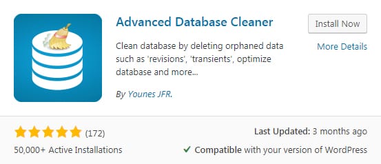 Advanced Database Cleaner 