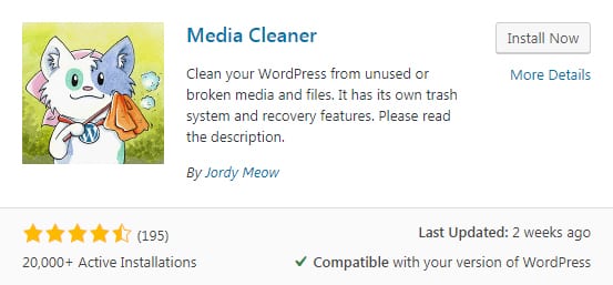 plugin Media Cleaner