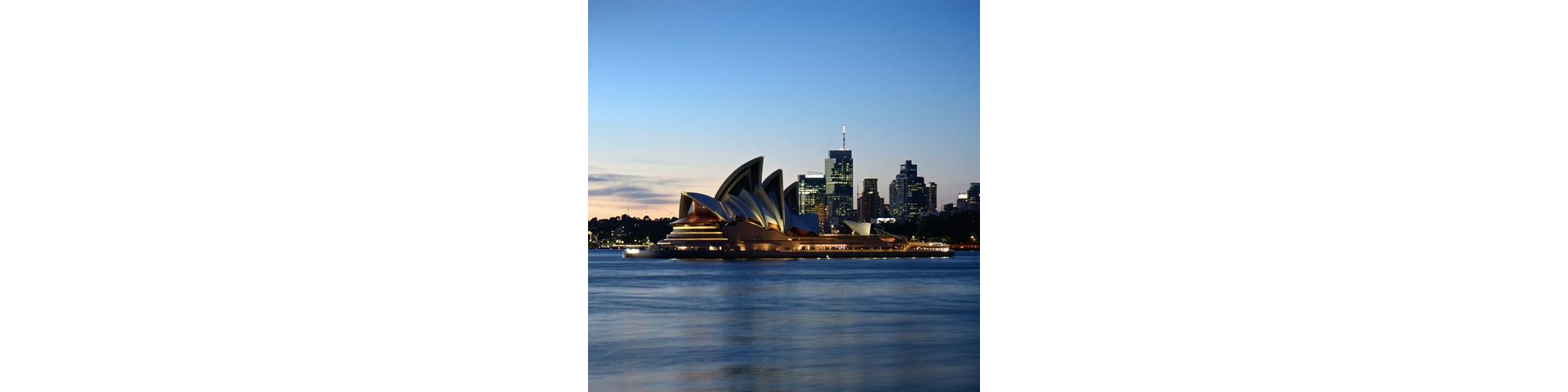 Subtle Sydney cityscape background