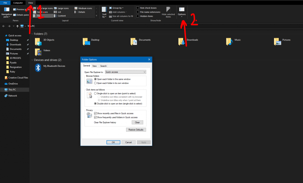 get old File Explorer back in Windows 10