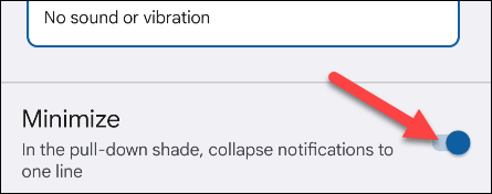 In this way we can minimize the notifications of an application in the Android status bar.