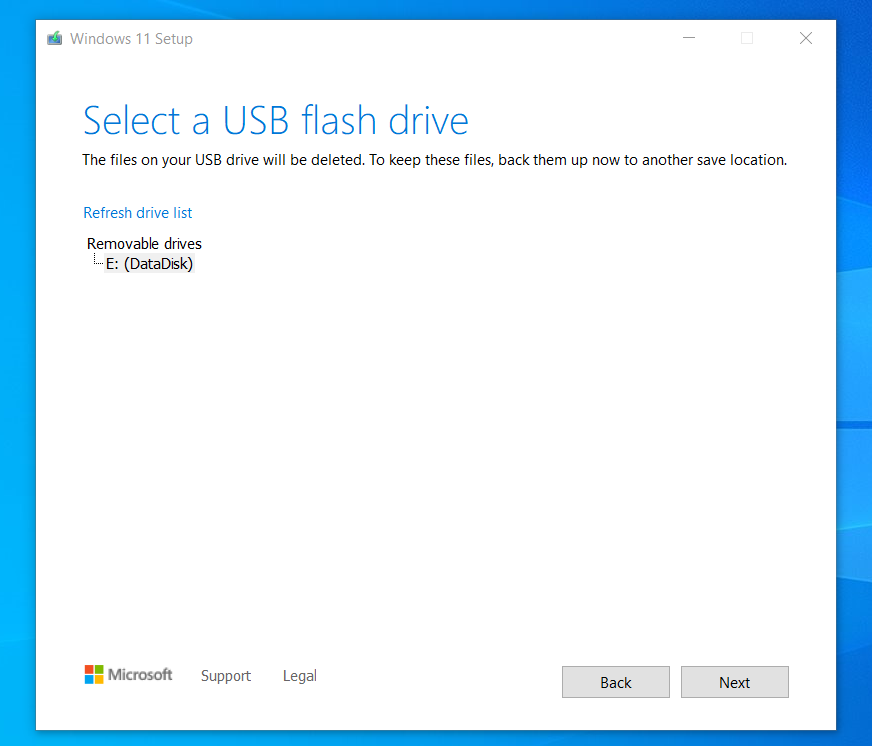 bootable windows 11 usb flash drive