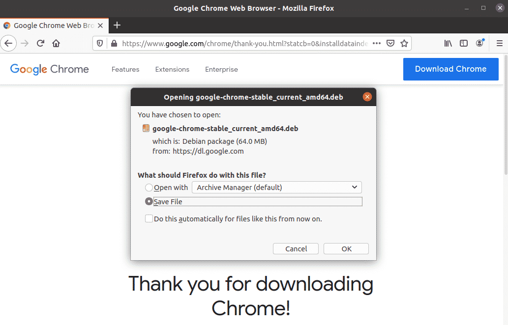 google chrome ubuntu 2
