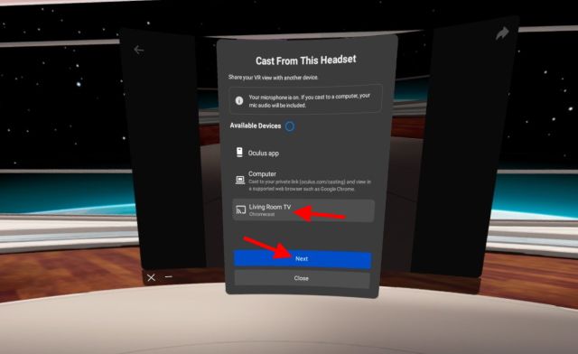 Stream Oculus Quest to a TV