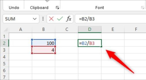 Split numbers into multiple cells.
