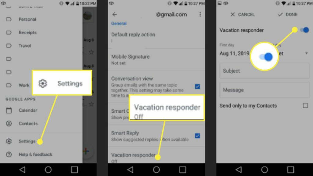 tricks gmail android 2