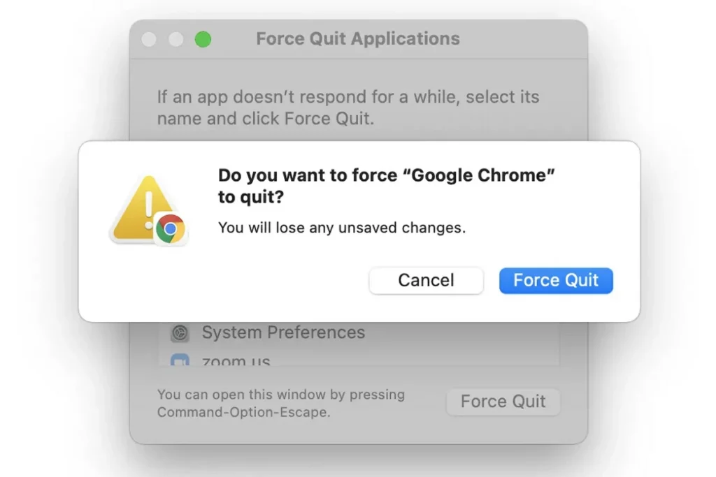 force close app mac 3