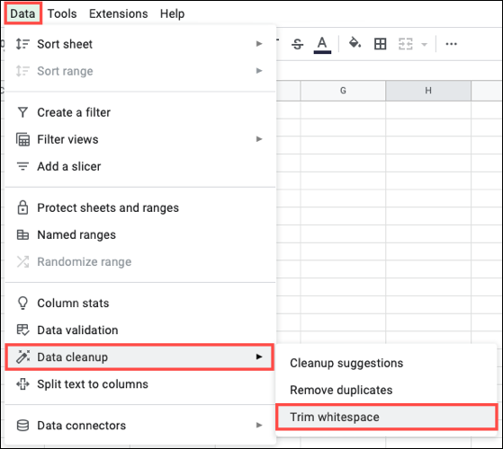 So we can clean spreadsheet data in Google Sheets.