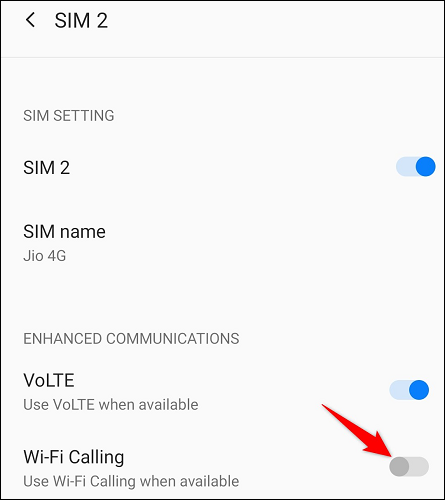 So we can disable Android Wi-Fi calls