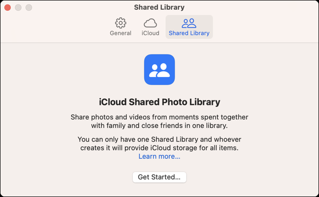 Set up iCloud Shared Photo Library on Mac