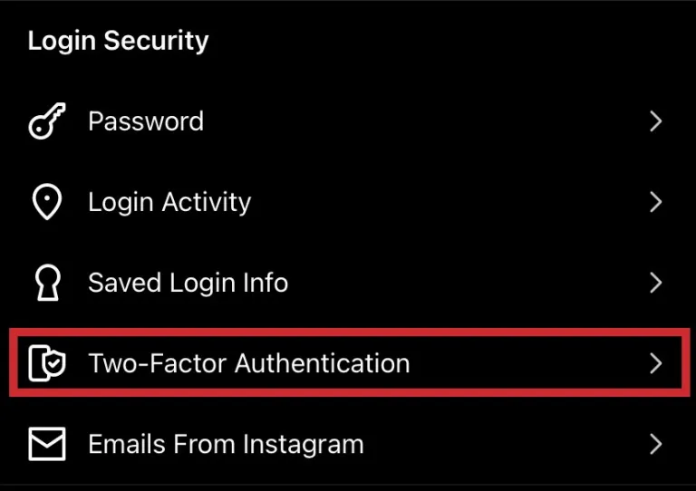 Disable Instagram two-factor authentication from mobile devices.
