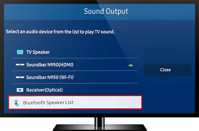 Bluetooth connection.