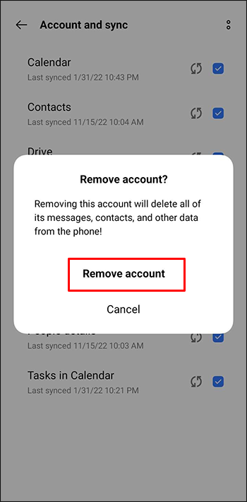 Remove Google account from a device with MIUI