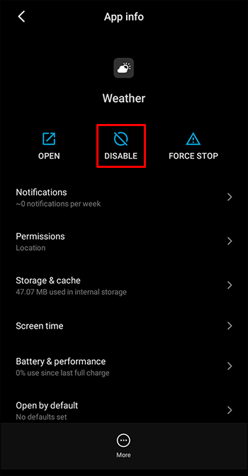 disable MIUI 3 apps