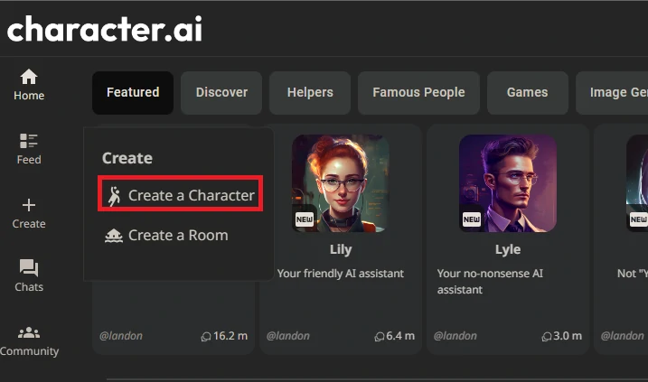 create AI characters 2