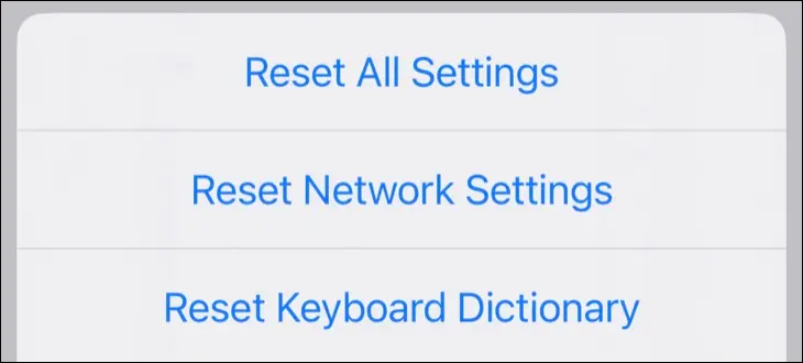 Cannot connect to App Store Settings network